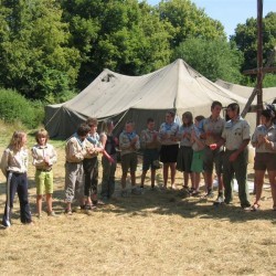 Opening na toteming - Scouts en Gidsen Zaventem 